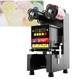 Cup Sealing Machine Milk Tea Shop Sealed Maker Fully Automatic Commercial Coffee Juice Soy Drink Heat Sealer 220V