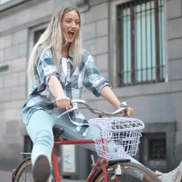 Andra interiörstillbehör 1 st elektrisk cykelkorg förtjockar lagringshållaren ridning gadget312s