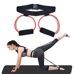 Fitness Booty Bands Set Resistance Bands for Butt Legs Muscle Training Adjust Waist Belt Elastic Bands Pedal Exerciser Workout C0224