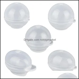 Molds Jewelry Tools & Equipment Translucent Sile For Diy Egg Quail Sphere Shape Mods Uv Resin Epoxy Pendant Craft Making Tool Drop Delivery