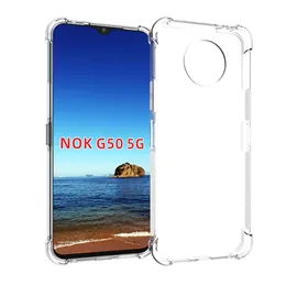 FIT Nokia G50 5G 사례 1.45mm Shockproof 투명 TPU Nokia G300 5G 커버에 대한 4 개의 모서리 보호 케이스 커버