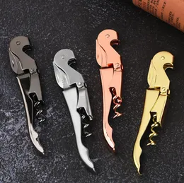 Plating Stainless Steel Hippocampus Red wine Corkscrew MultiFunction Wine Opener Bar Tools Accessories knife Beer Opener gifts Logo custom