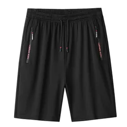 MJNONG Mens Shorts Casual Drawstring Elastic Waist Short with Zipper Pockets Breathable Big and Tall Workout 210716