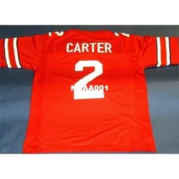 BENUTZERDEFINIERTES 001 CRIS CARTER #2 OHIO STATE UNIVERSITY BUCKEYES OSU JERSEY College-Trikot in der Größe S-4XL oder individuelles Trikot mit beliebigem Namen oder Nummer