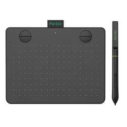 Parblo A640 V2 7.2 "X5.9" Signatur Art Design Professionell grafikritning Tablet med 4 genvägsknappar 8192 Pentryck