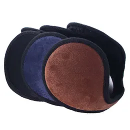 Męskie Zimowe Casual Ciepłe Muffy Earflaps Kobiety Dziewczyny Flanel Pluszowe Earmuffs Ear Warmer Cover Wrap Band Orejeras Mujer