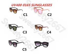 Designer sunglasses men's and women's glasses outdoor shade PC frame fashion classic ladies sunglasses ladies mirror 0165