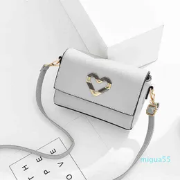 Axelväskor La Moda Bolsa de Hombro Bolso Mujer Coreano Amor Mensajero Enkel Tofu Pequea Bag