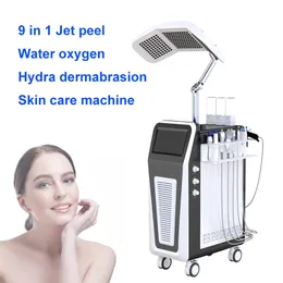 9 i 1 Hydra Dermabrasion Deep Facial Cleansing Hydrodermabrasion Machine Microcorriente Skin Åtdragning Lyft Spa