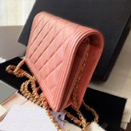 7A Fashion Ladys boy wallets Womans designers bags classic leather quilted flap chain shoulder card holder coin purse mobile phone cross body