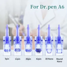 Hudvård Derma Tool Bayonet Needles Cartridge för Dr Pen A6 Nano / 9 Pin / 12 Pin / 36 Pin / 42 Pin Tattoo Kit Micro Needle Replacement Head Dermapen Tattoo Tips