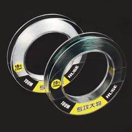 Braid Line 100M Fluorocarbon Mono Nylon Fishing Super Strong Sinking For Large Fish Tackle Goods 80LB Carp Accessories