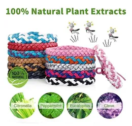 new Pest Control Anti Mosquito Repellent Bracelet Stretchable Leather Woven Hand Wristband Bug Insect Protection Wrist Strap EWB7888