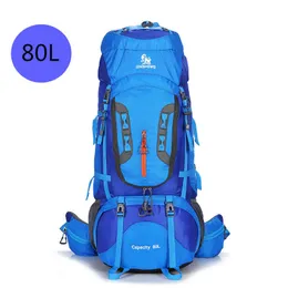 Рюкзак упаковывает военный рюкзак для туристов 80l кемпинг пешеходные походы на горные лыжные лыжные оборудование для скалолаза
