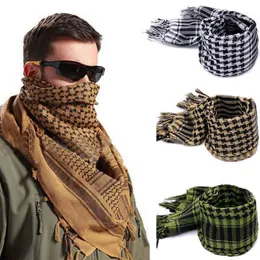 Scarves Fashion Mens Lightweight Square Outdoor Scarf Shawl Arab Tactical Desert Army Shemagh KeffIyeh Arafat Scarf1