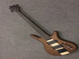 Wholesale brand new 4-string electric bass guitar, high quality neck through the body, nutural 150520