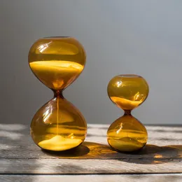 Outros relógios Acessórios Glass Sand Clock Hourglass Decoração de Desktop Decoração Home Offices Ornamentos Timer 5 minutos Modern Criativo Presente Craft SA