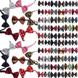 50pc/lot abbigliamento per cani fatti a mano cravatte regolabili papillon per animali domestici cravatte per gatti forniture per toelettatura P02