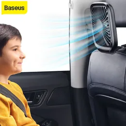 Baseus سيارة مقعد الظهر مصغرة usb قابلة للطي الصامت برودة المحمولة تبريد الهواء استخدام سطح المكتب مروحة ثلاثة الصف سرعة الرياح