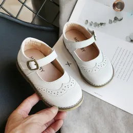 Cuzullaa Nya Barn för baby Soft Bottom Casual Kids Girls Princess Dress Toddler Dance Shoes Sneakers 210308