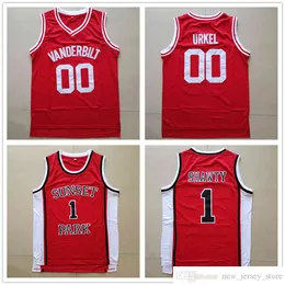 Wholesale Movie Basketball Jerseys Sunset Park 1 Shawty Vanderbilt Muskrats 00 Steve Urkel Jersey Red Color Accept Mix Order