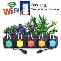 WiFi Program Programable Peristaltic Pump Saltwater Marine Coral Reef Aquarium Fish Tank Dosing Pumps