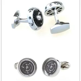 10pairs/lot Vintage Airplane Propeller/Game Disk Cufflinks Creative Hollow Designed Cuff Links Men's Jewelry Gift