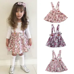 Girl's Dresses Pudcoco 0-4T Dress 2022 Brand Pretty Toddler Infant Kid Baby Girl Floral Overall Skirt Party Princess Strap Clothes Outfits