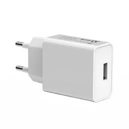 Möbeldelar Universal Travel USB Wall Charger Strömadapter Supply Europe Standard Plug AC100-240V Utgång DC5V2A för Tablet Cell Phone Wearable Watch Device