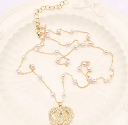Luksusowa marka projektanci wysokiej jakości 925 srebrny wisiorek z literami naszyjniki geometryczny słynny kryształ Rhinestone długi naszyjnik wesele akcesoria jubilerskie