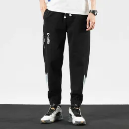 HENCHIRY New Men's Harem Pants Trend Street Style Cool Breathable Ankle-Length Pants Thin Loose Overalls Fashion Straight Pants X0723