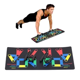 Push Up Bar Multi-Funkcja Push-up Rack Board Fitness Stojaki Obsługujące Narzędzie Budowlane Home Siłownia Szkolenie i wyposażenie do ćwiczeń X0524