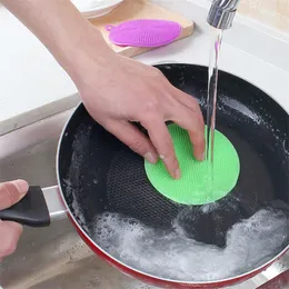 Silica Gel Dishwashing Cleaning Brush Tools Multi-Function Kitchen Decontamination Dishcloth Oil Free Washing Pan 0 2cq Y2
