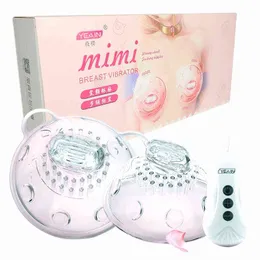 NXY Pump Leksaker 10 Speed ​​Nippel Sucker Vibrerande Massager Bröstvibrator USB Uppladdningsbar Stimulator Sex För Kvinna 1126