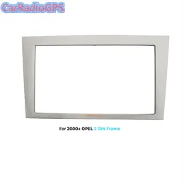 173 * 98mm Silver Double Din Radio Car Radio Faszy dla 2000+ OPEL Auto Stereo Interface TRIPEL VEZEL Panel Płyta do twarzy