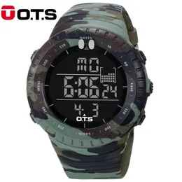 OTS Mens Military Watches Top Brand Luxury Digital Sport Men Sport horloge man Led clock Relogio Masculino Wristwatches For Men 210527