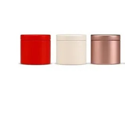 2021 Portable Tea Box 47*45MM Mini Cylinder Tea Tin Metal Tin Storage Boxes Candy Case Organizer Box For Travel