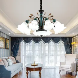 Ljuskronor American Light Fixture Atmosphere Home Living Room Chandelier Lighting Modern Tak Simple Bedroom Dining Lamp