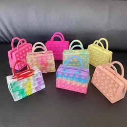 11.5 10 CM Ni as Fidget Juguetes Monederos De Burbujas Bolso De