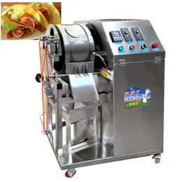 220 V Automatyczny Crepe Tortilla Chapati Roti Machine Dumpling Skóry Wytwarzanie Maszyna Automatyczna Mąka Tortilla Maszyna Darmowa Wysyłka
