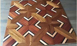 Röd färg burma teak designad golv trä parkett kakel marquetry medaljong konst träbearbetning tapet mattor bakgrunds väggpaneler timmer