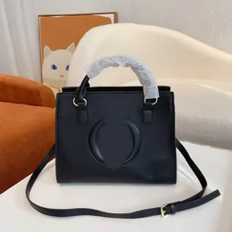 Yeni Alışveriş Çantası Kapasiteli Tote Çanta Kadın Flap Crossbody Çanta Çanta Klasik Mektup Baskılar Deri Çanta Uzun Omuz Starp