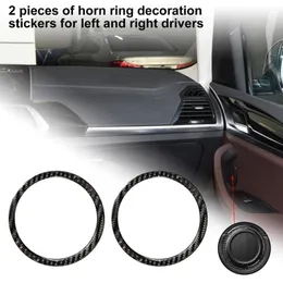 Other Interior Accessories Heat-resistant 2Pcs Mini Door Panel Speaker Ring Trim Cover Anti-corrosive Sticker Waterproof