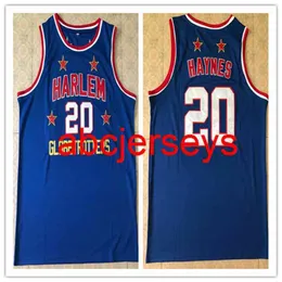 Harlem Globetrotters #20 Marques Haynes Basketball Jersey сшита на заказ любое номеру название Jerseys ncaa xs-6xl