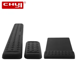 Chyi armband vila pad naturgummi kudde mjukt minne mus porös ergonomisk skrivbord matta laptop tangentbord spel ki