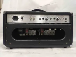 Anpassad 50W Gitarr Amp Silver Faceplate Black Overdrive Special med Grand Amplifier Head