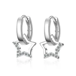 Dingle ljuskrona 2021 minimalistisk stil zirkonstjärnor örondropp mode söt temperament örhängen metall för charm kvinnor utsökta smycken g