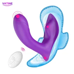 NXY Vibratori Intimo senza fili Giocattoli sessuali per donne Dildo Plug anale Vagina Massaggiatore Masturbazione femminile Adulti Merci Macchina Erotico 1119