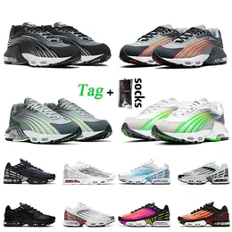 2021 Mode College Gray Electric Green TN Plus 2 Tuned Running Shoes Black Reflect Silver Mens Sneakers Deep Royal Blue GS HASTA-trainers