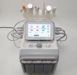 Profesyonel Hydra Yüz Hydra Dermabrazyon 6 In 1 Makine Ultrasonik RF Cilt İnatçı Soğuk Çekiç Su Aqua Jet Oksijen Peeling Spa Yüz Asansörü